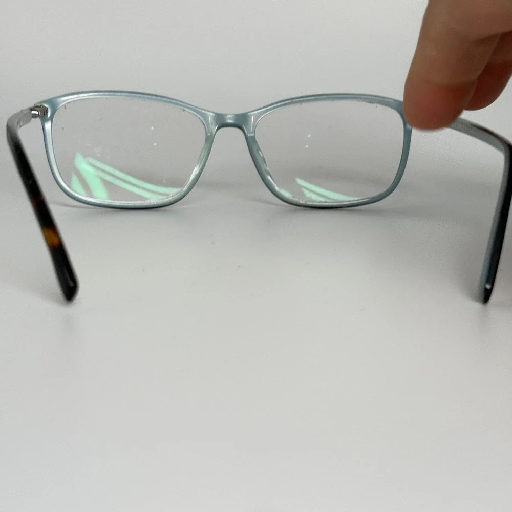 Via Spiga Evanne Eyeglasses Tortoise Blue Square Frames Zyloware‎ 135mm 22109